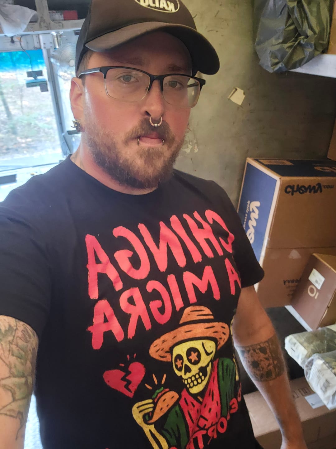 Customer photo review of Chinga La Migra OG T-Shirt
