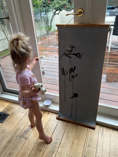 Customer photo review of BUY 2: Magic Canvas + Brush Set