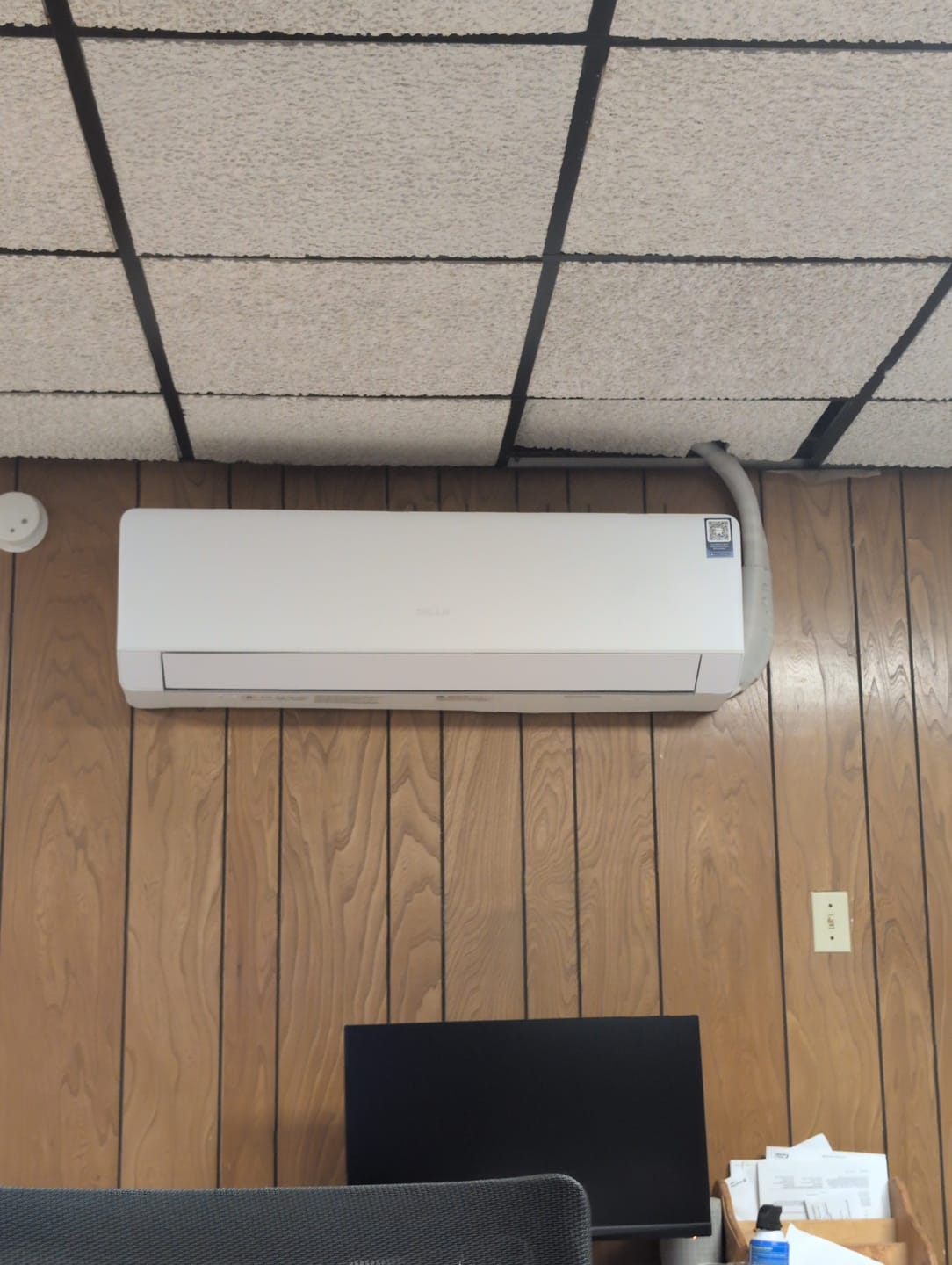 Customer photo review of DELLA Serena Series 18000 BTU 22 SEER2 Mini-Split Heat Pump AC - Up to 1000 Sq.Ft.