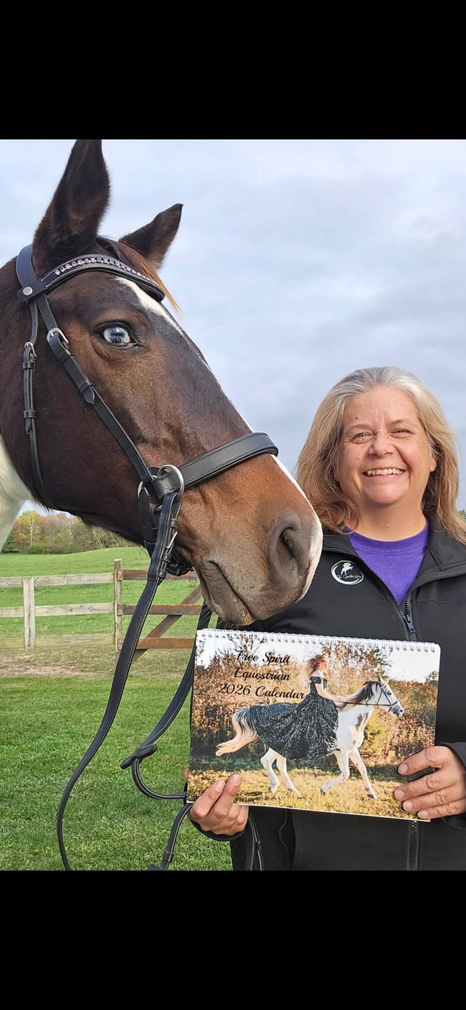 Customer photo review of Free Spirit Equestrian 2026 Calendar
