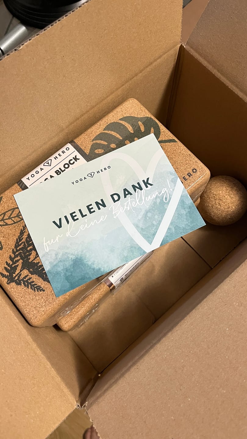 Customer photo review of 2 Yogablöcke Jungle mit Massage-Ball