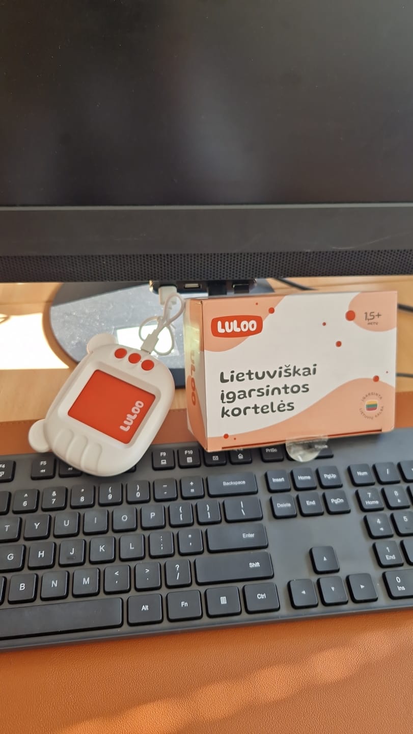 Customer photo review of „Luloo“ Lietuviškai įgarsintos lavinamosios kortelės vaikams, kalbančios lietuviškai