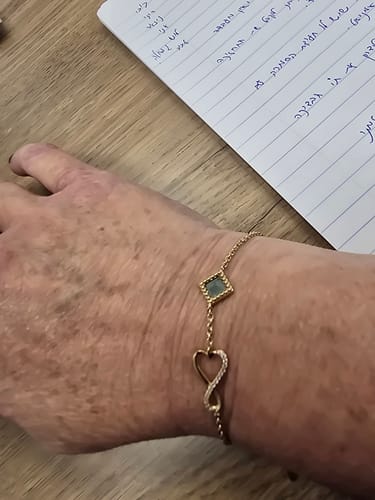 Customer photo review of Eternal Love Bracelet