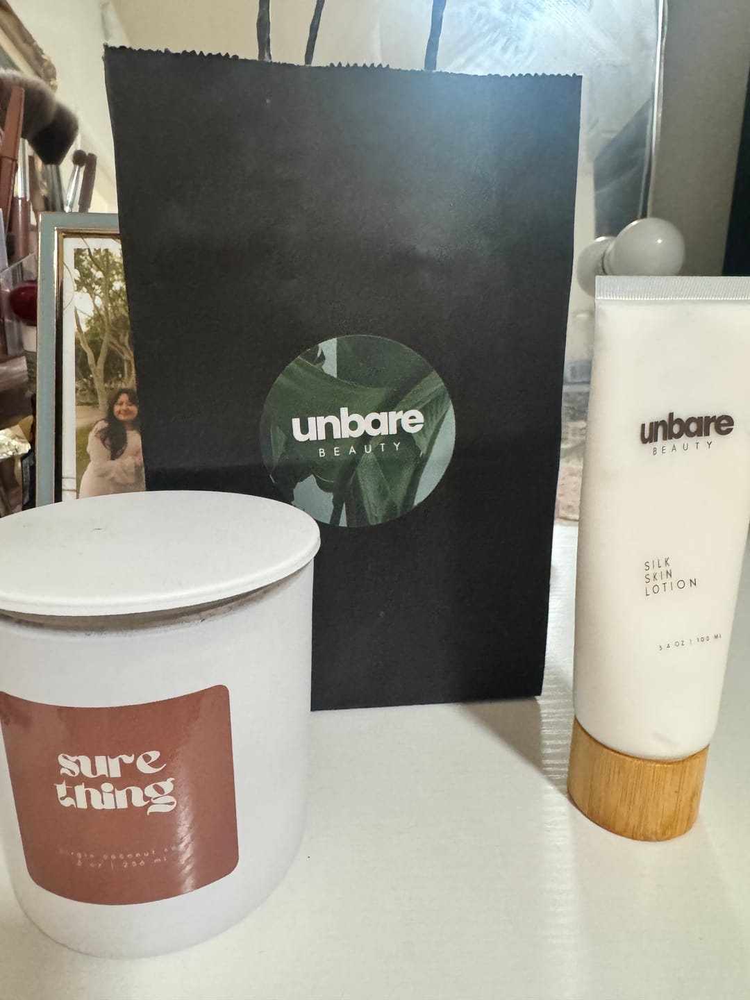 Customer photo review of Sure Thing Candle