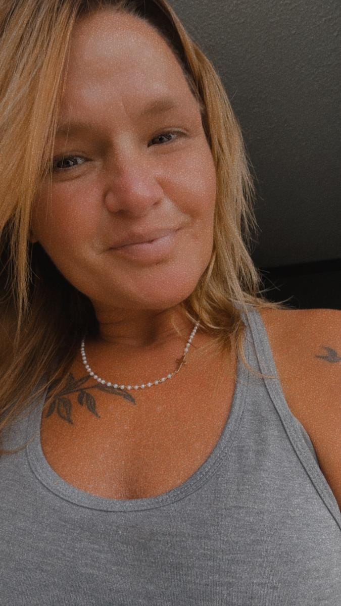 Customer photo review of The Eternal Pearl Necklace
