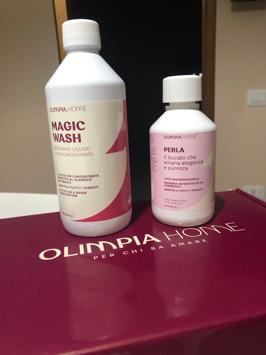 Customer photo review of Perla – Il bucato che emana eleganza e purezza
