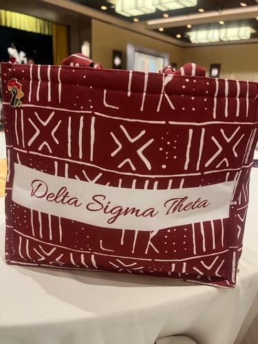 Customer photo review of Delta Sigma Theta SALE Tote