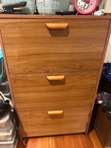 Customer photo review of Mueble Zapatero Organizador Estante para Zapatos VTRIN