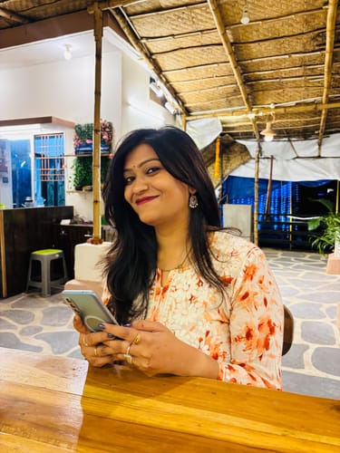 Customer photo review of Abhira Orange Mulmul Long Kurta