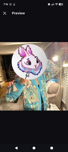 Customer photo review of Blue Neopian Cardigan