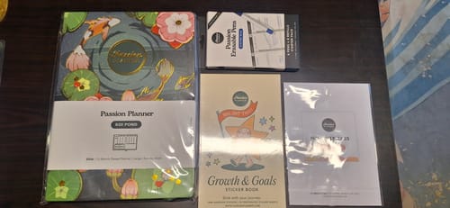 Customer photo review of Growth and Goals Sticker Book