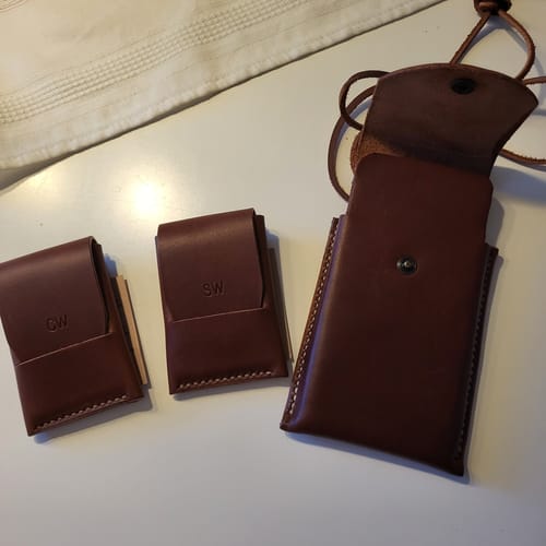 Customer photo review of Slimmad plånbok i äkta läder