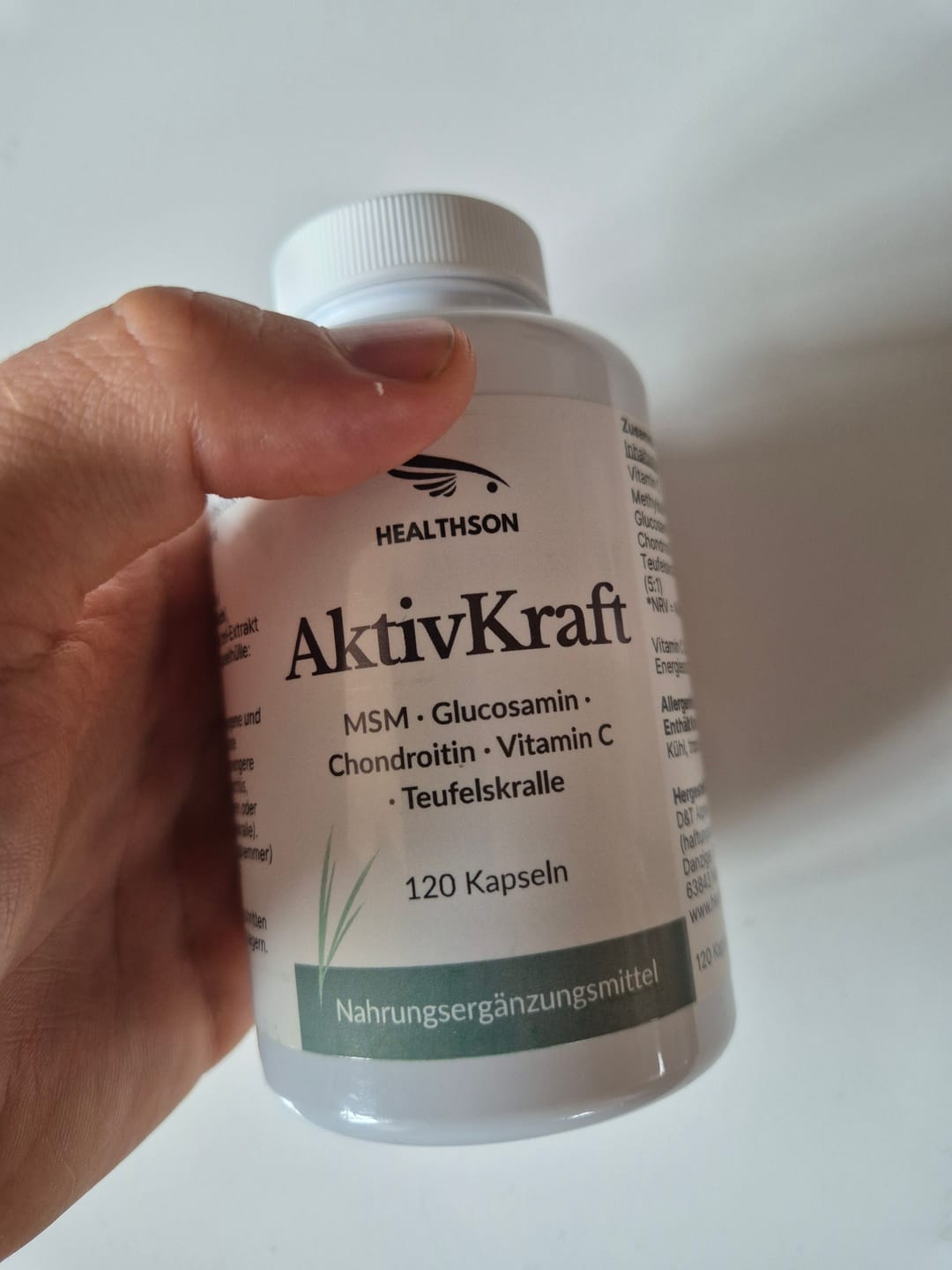 Customer photo review of AktivKraft® Gelenkkomplex – Für einen starken Rücken & bewegliche Tage