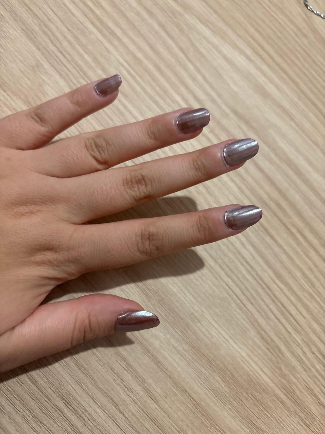 Customer photo review of N Chocolate Chrome Jel Tırnak 30 Adet, 2 Kullanım