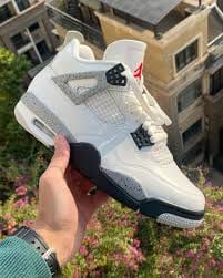 Customer photo review of Air Jordan 4 Retro White Cement