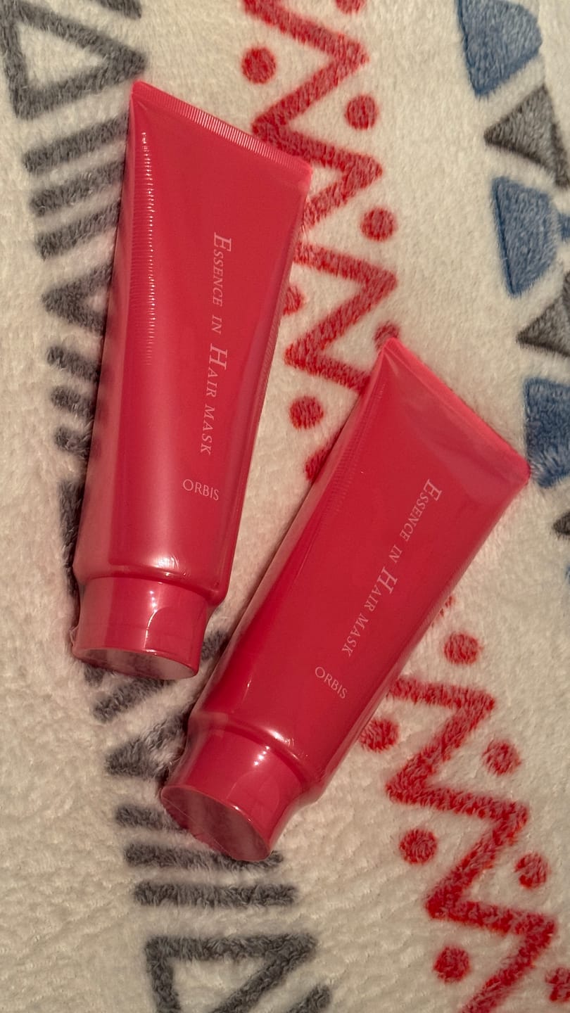 Customer photo review of Orbis Essence In Hair Mask 200g