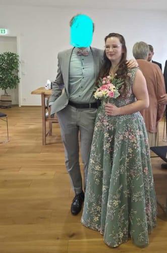 Customer photo review of Thistle Meadow Bare Gown