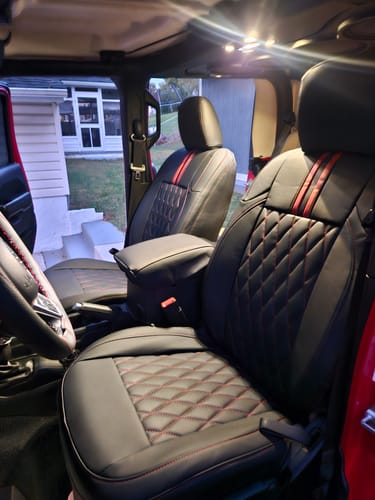 Customer photo review of Premium Custom-Fit Seat Covers