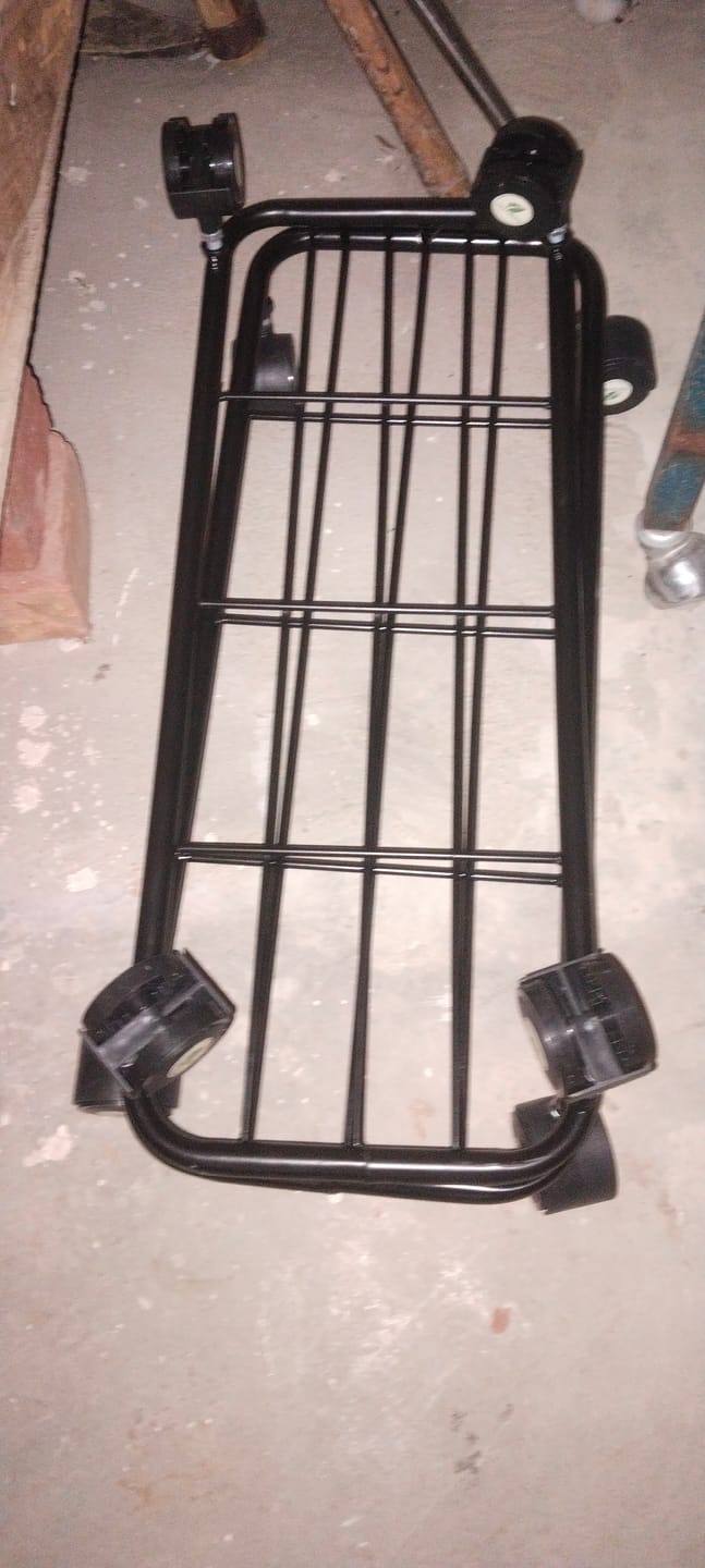 Customer photo review of TryGreen Ivy Wheel Rolling Plant Stand for Planters