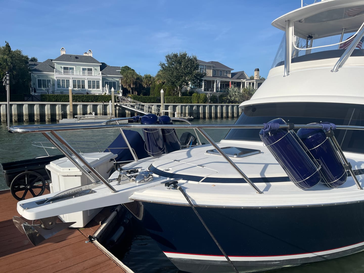 Customer photo review of Boat Fender Line FL 1/2″ x 8'