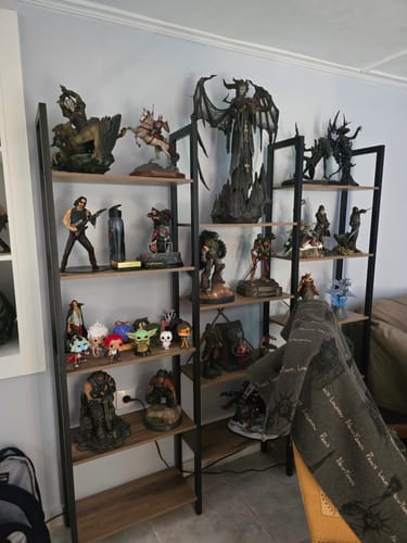 Customer photo review of Μεγάλη Βιβλιοθήκη Ράφι για Σαλόνι Γραφείο LL-S107K01