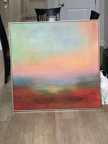 Customer photo review of Abstract Landscape Art #ABLS16