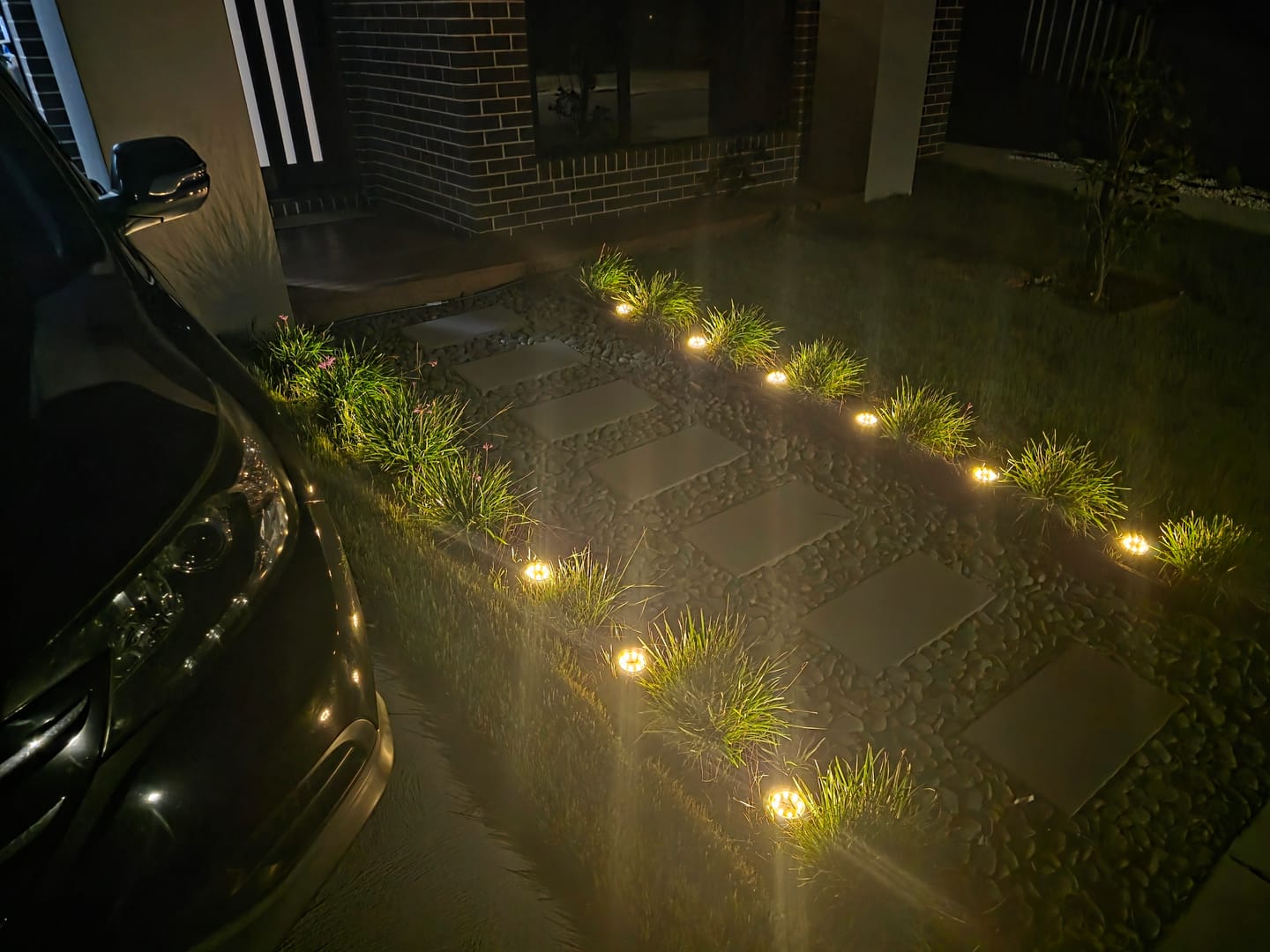 Customer photo review of SolaGarden™ LED Ground Light Pack