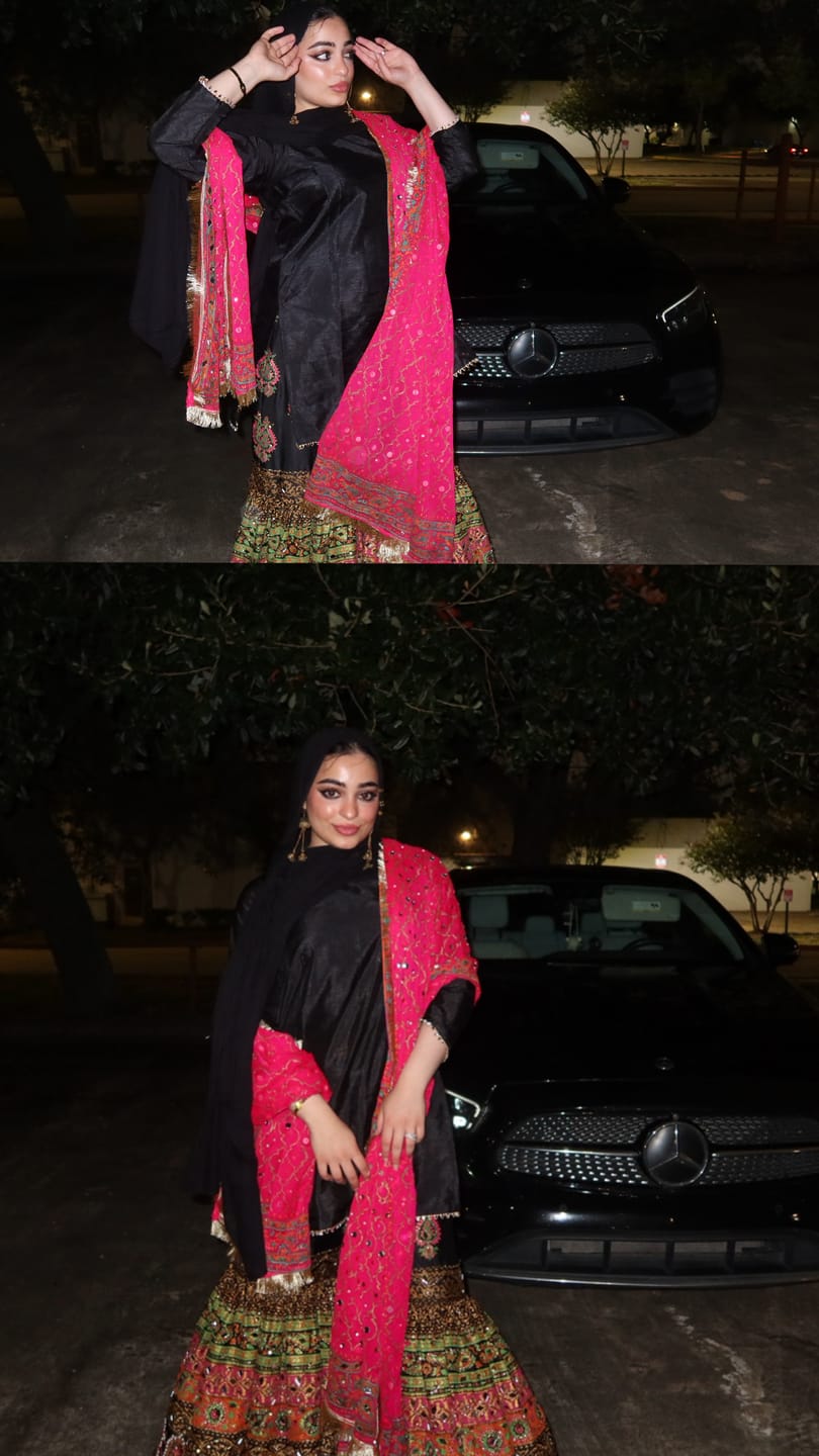 Customer photo review of SRB9961 - SABA - Sehrish.B Designer Mendhi Suit