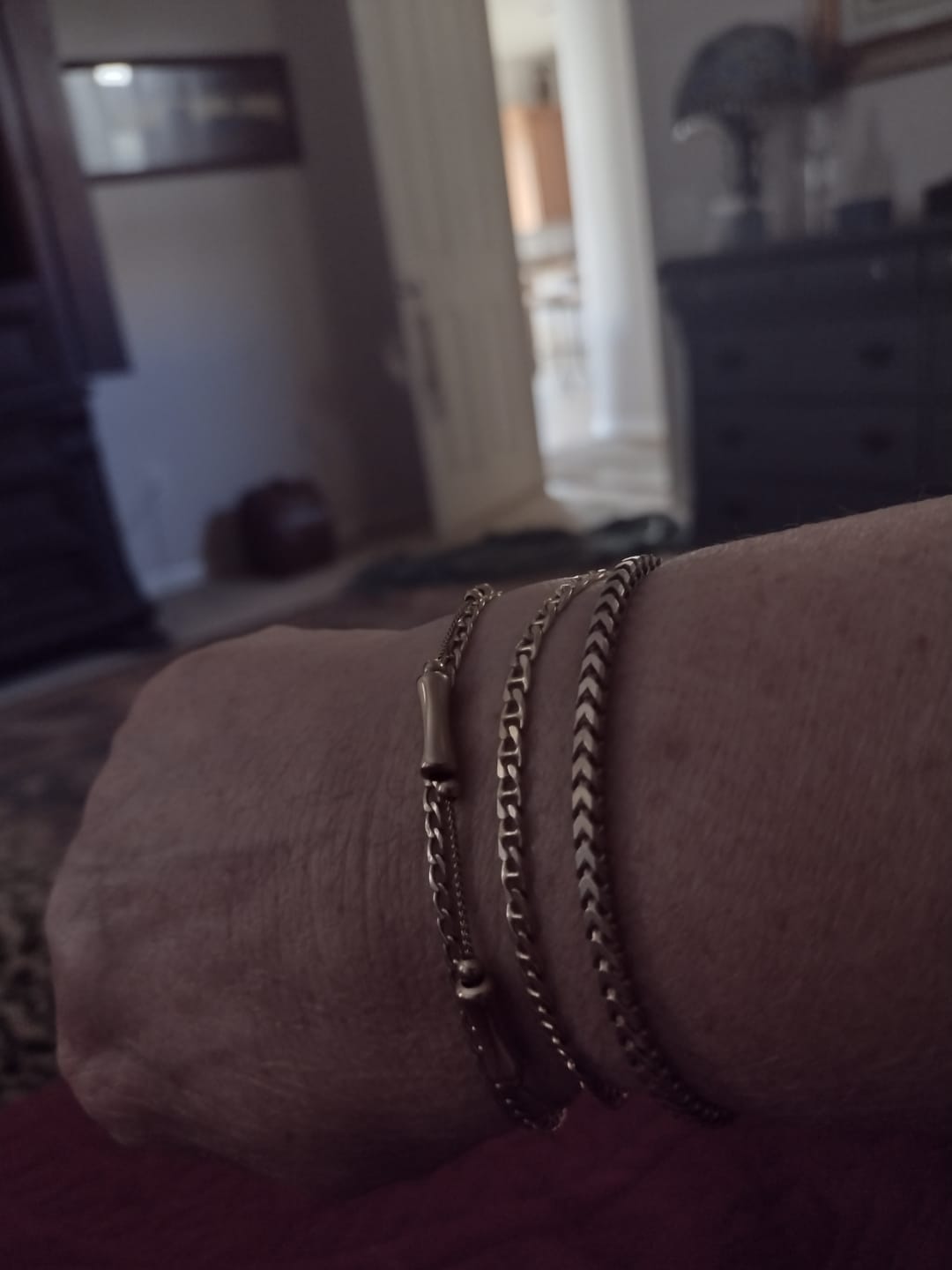 Customer photo review of Cable 14K Gold Bracelet