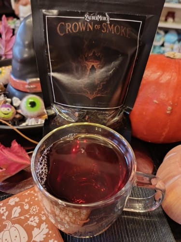 Customer photo review of Crown of Smoke – Drachen Schwarztee mit Bergamotte & Smoke | Fantasy Tee