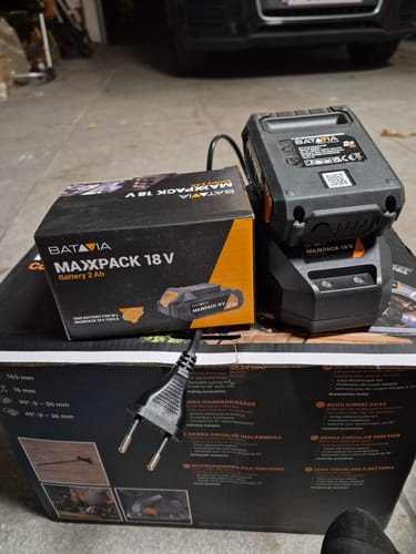 Customer photo review of 18V Mobility Pack – 2 Batteries + Charger