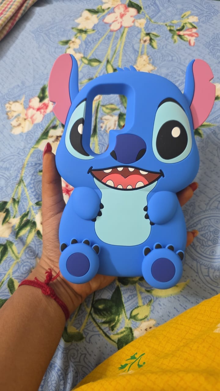 Customer photo review of 3D Stitch Samsung Rubber Silicone Pre-Order Case