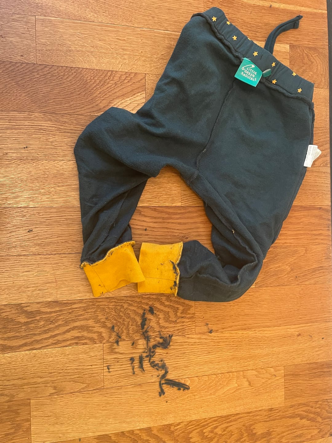 Customer photo review of Golden Stars Knee Patch Cosy Joggers