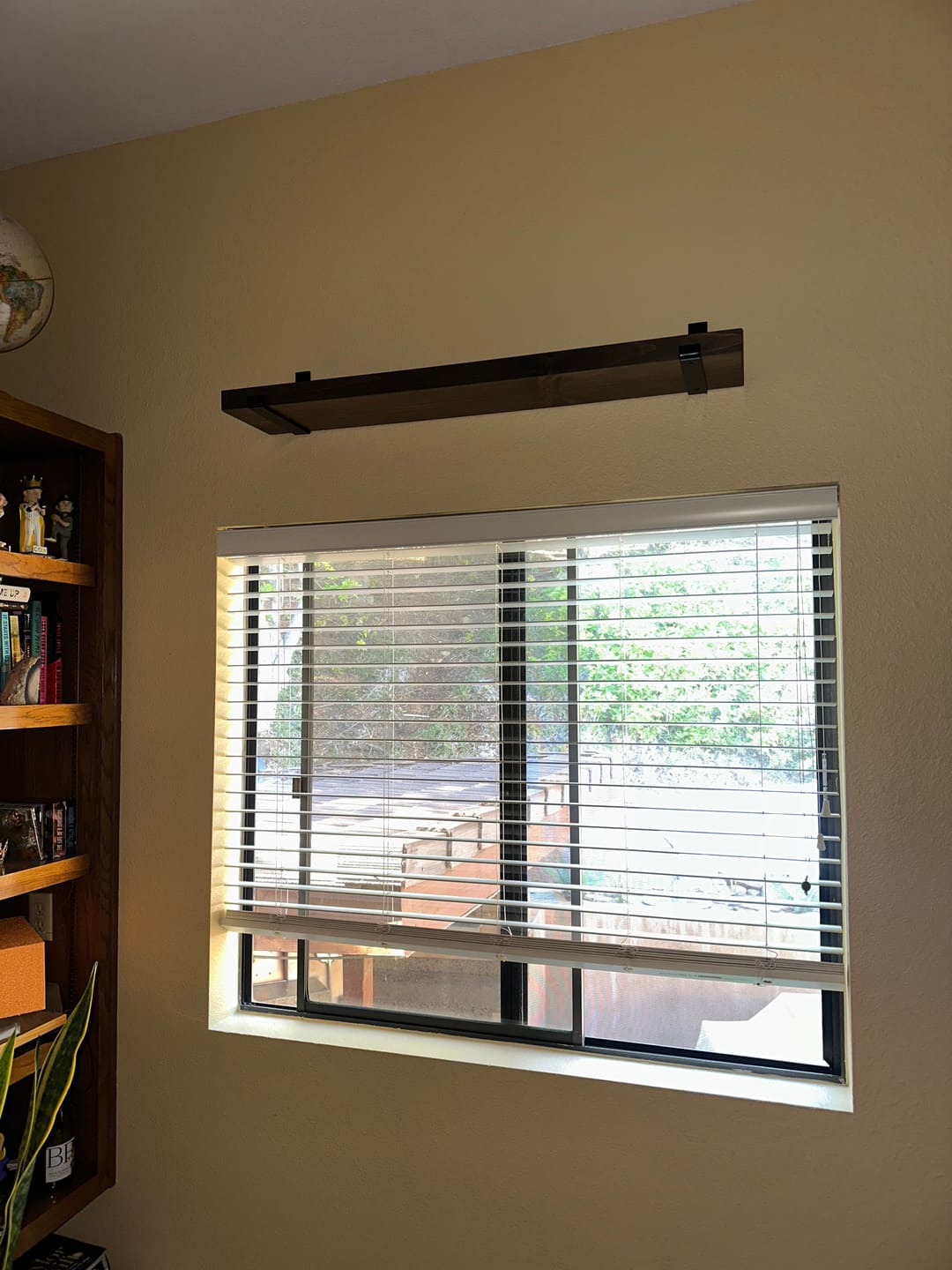 Customer photo review of Rustic Shelves with Brackets