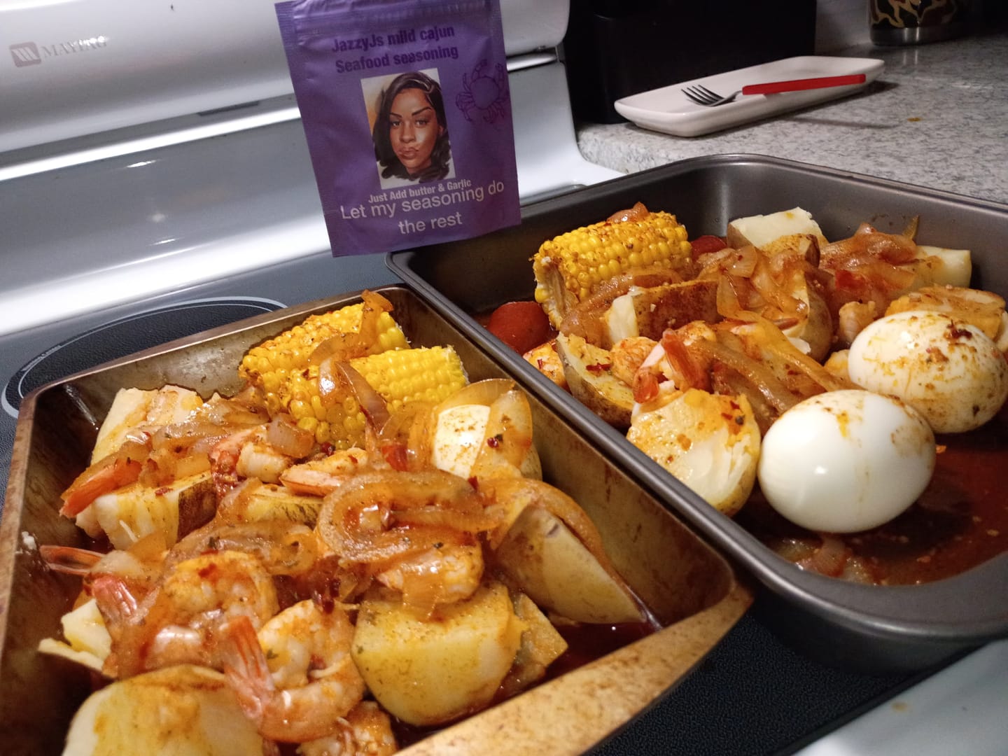 Customer photo review of Jazzyjs cajun seafood seasoning Mild