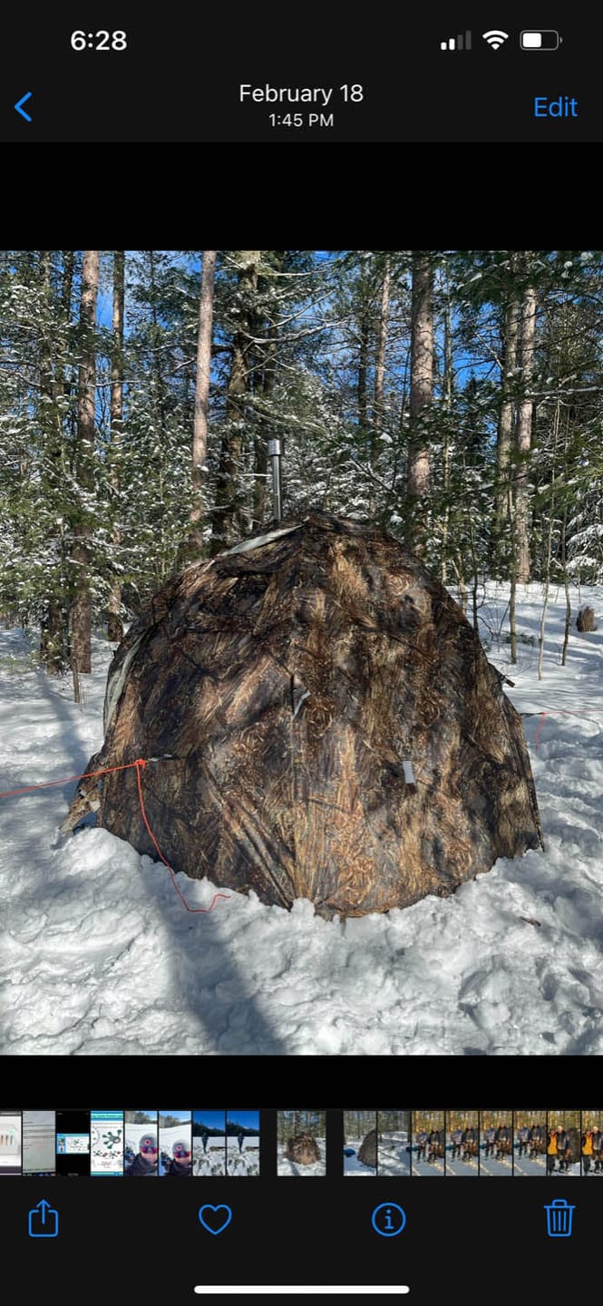 Customer photo review of RBM UP-2 - All-Seasons Double Layer Hot Tent for 2-4 person