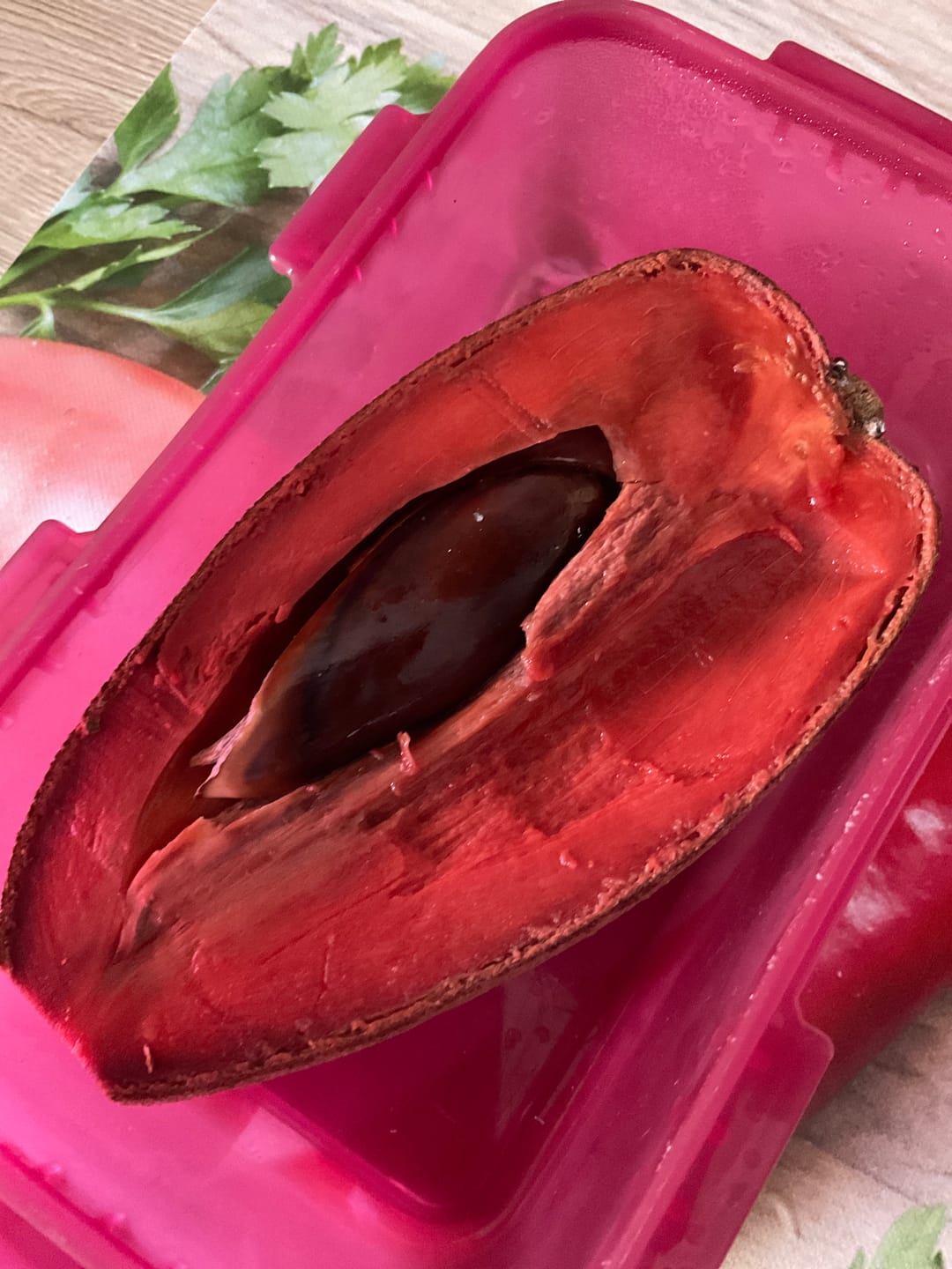 Customer photo review of Sapote Purple (Zapote Morado) Stk (ca. 400-500g)