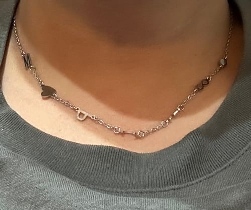 麻理 今. review of 誕生石💎サイドイニシャルネックレス image 1 out of 1