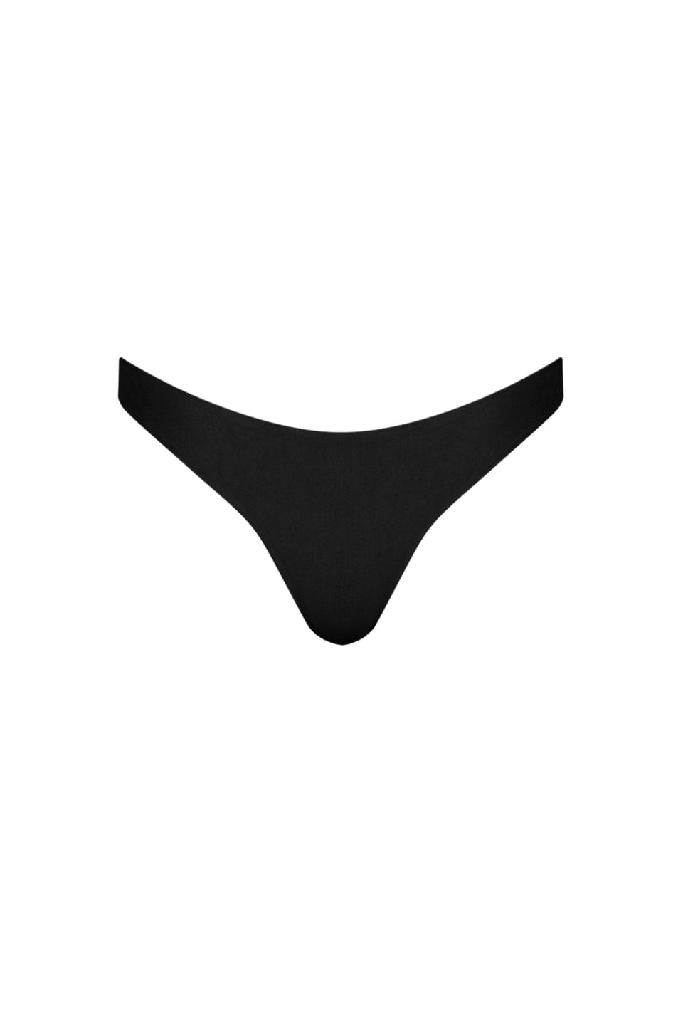 Customer photo review of Santorini Seamless Cheeky Bikini Bottom Black
