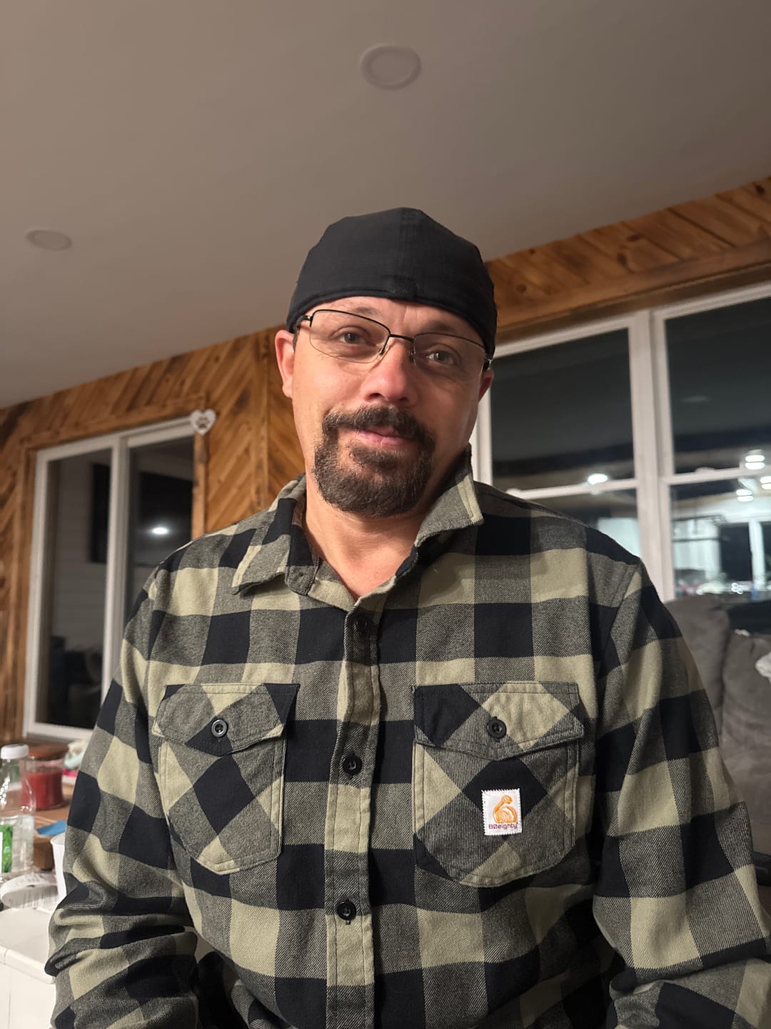 Customer photo review of 80Eighty® HeartCars Olive Flannel
