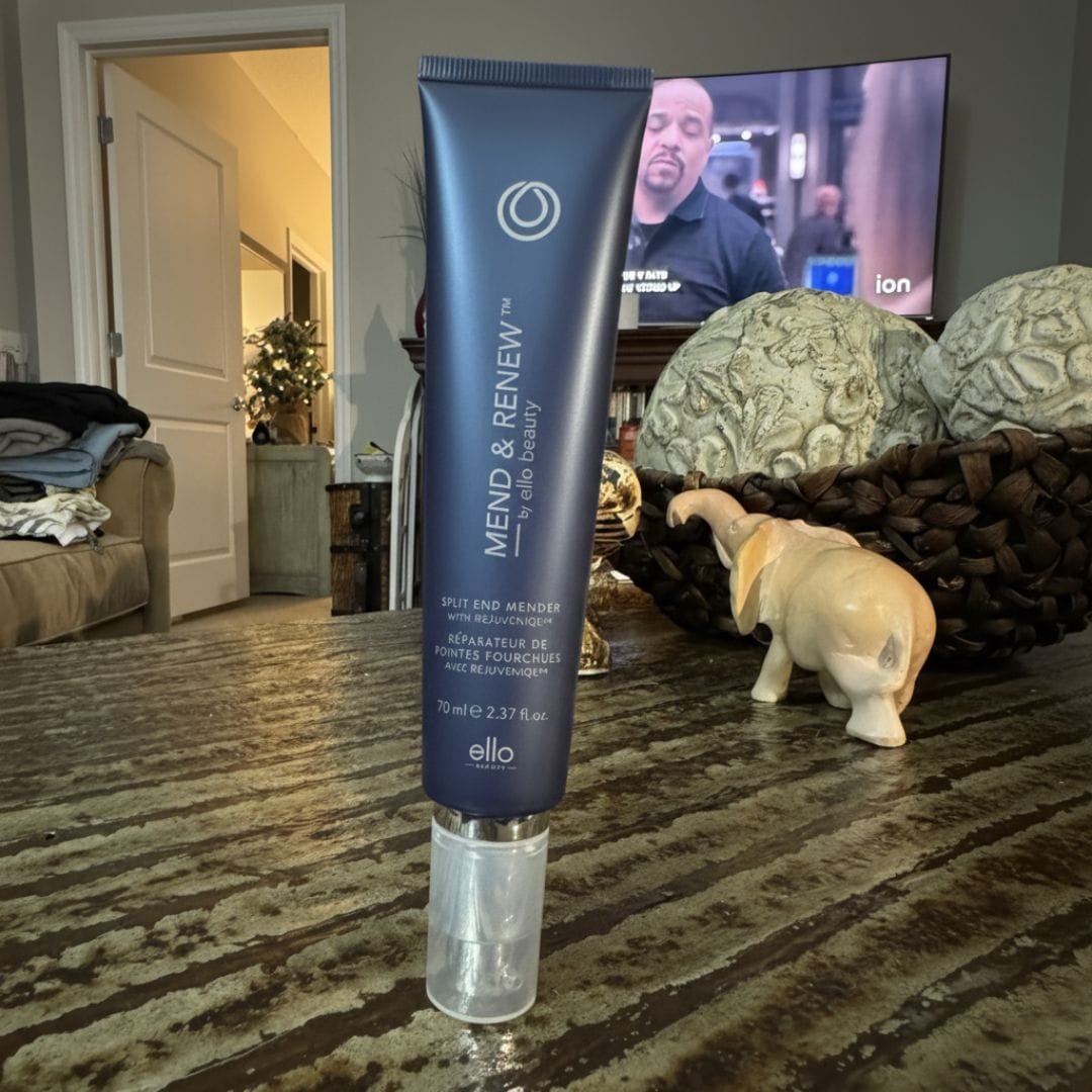 Customer photo review of Mend & Renew Split End Serum