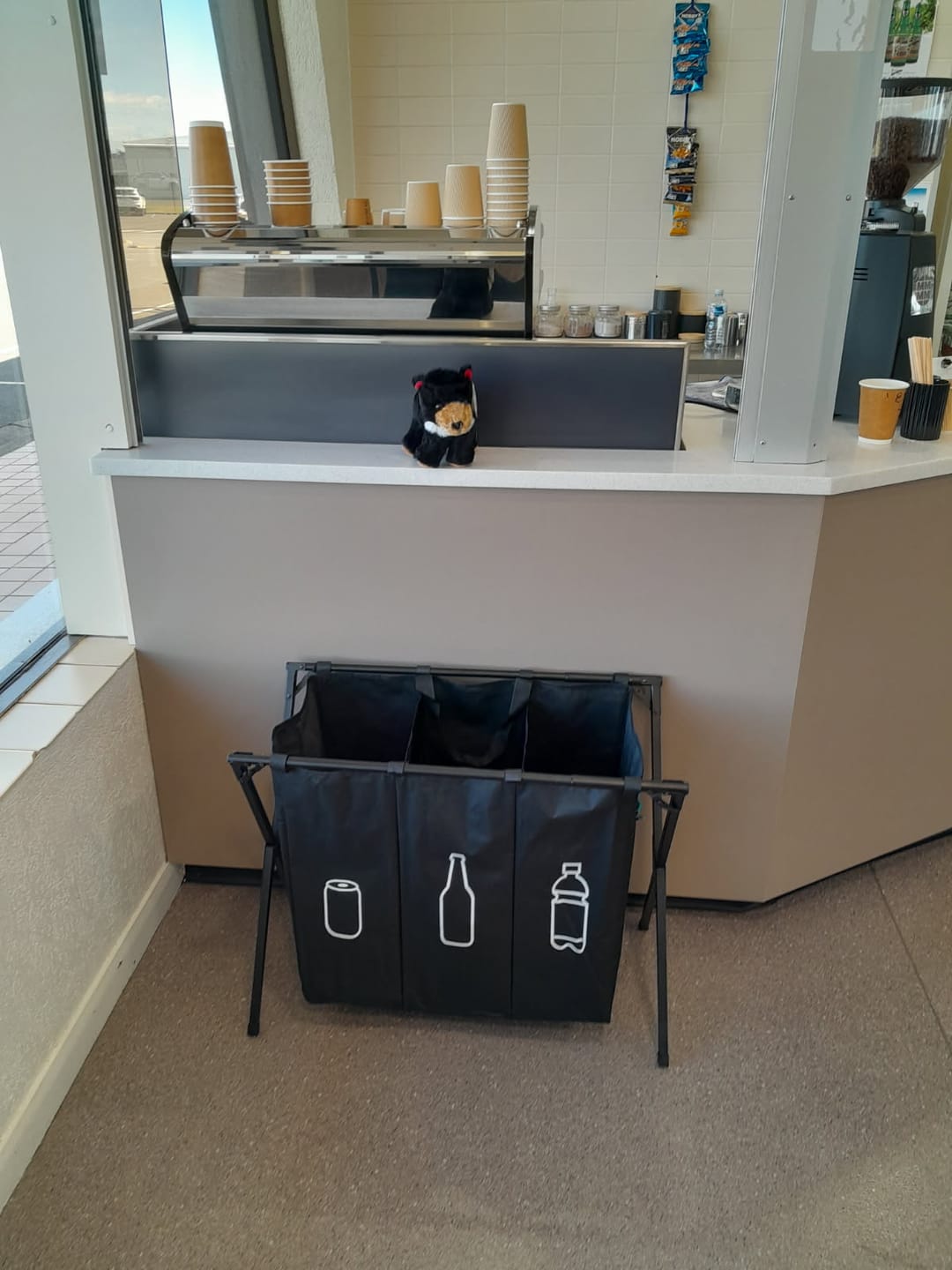 Customer photo review of Mobile Recycle Station - V3.0 (Folding Frame)