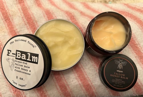 Customer photo review of F-Balm - Premium Anti-aging Tallow Balm - 2 oz.