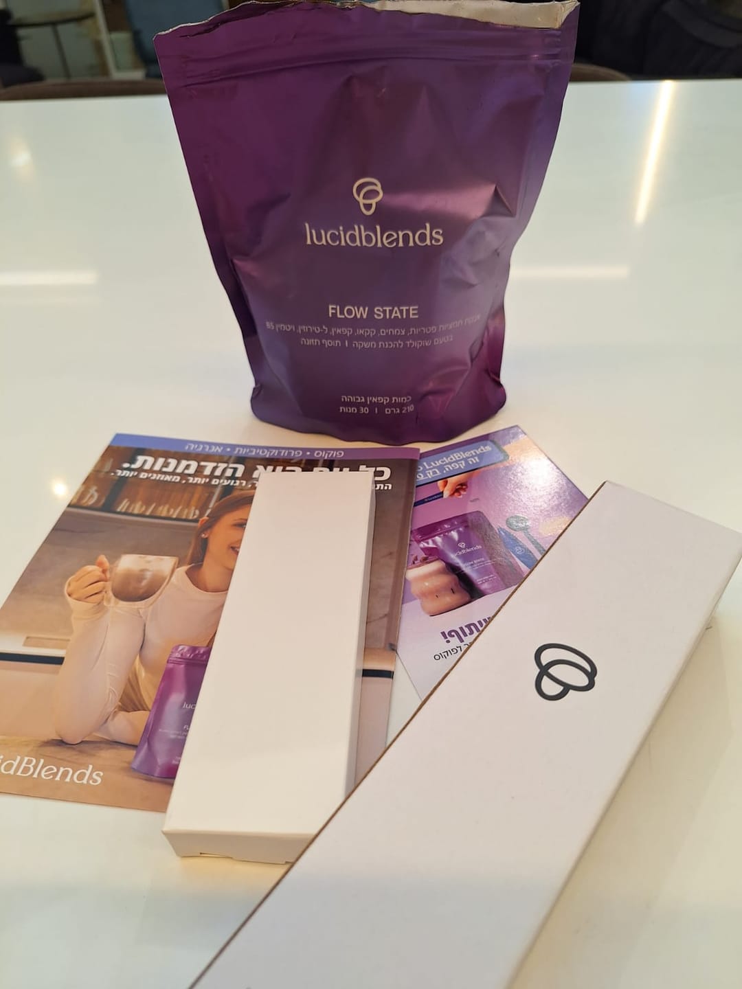 Customer photo review of Flow State - מארז הצטרפות קפה פטריות
