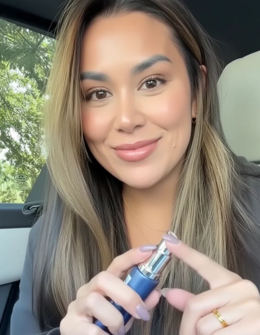 Customer photo review of Mend & Renew Split End Serum
