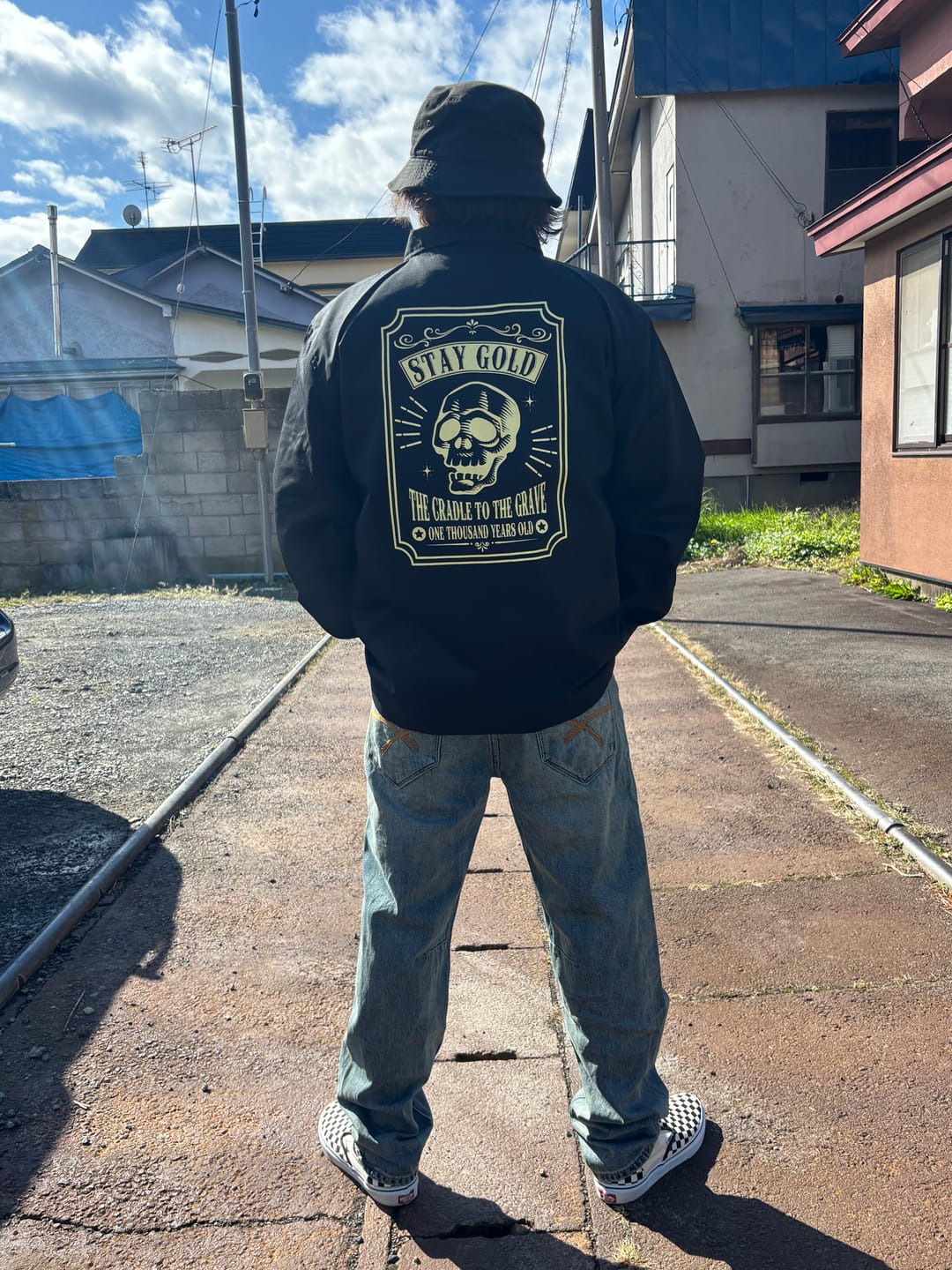 Customer photo review of アメカジユーズド感ストレートテーパードデニムパンツ
