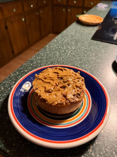 Customer photo review of Peanut Butter Butterfinger Mini Cheesecake