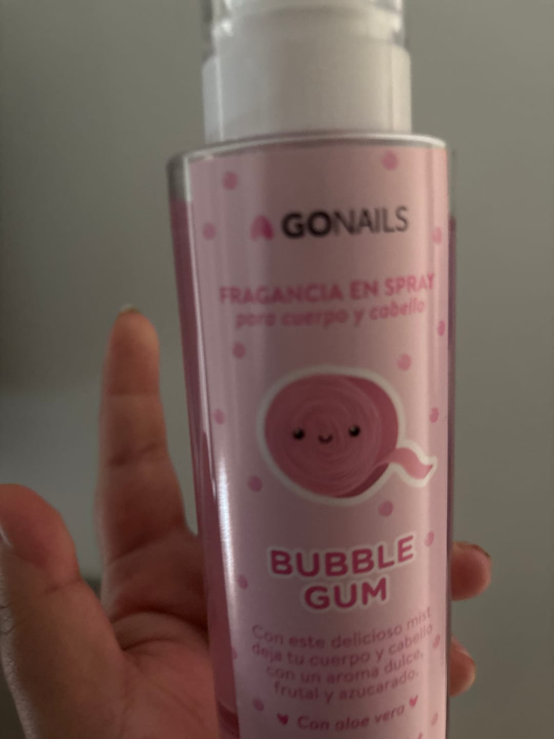 Customer photo review of Fragancia Corporal - Bubble Gum