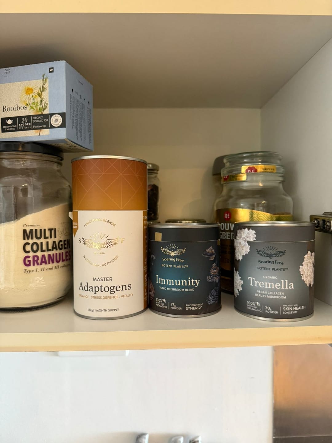 Customer photo review of Immunity Mushroom Blend (Powder & Capsules)