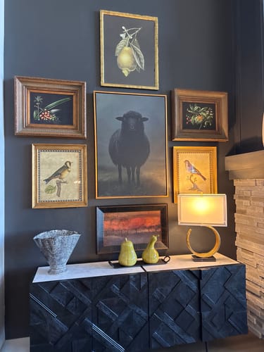 Customer photo review of Black Sheep Print